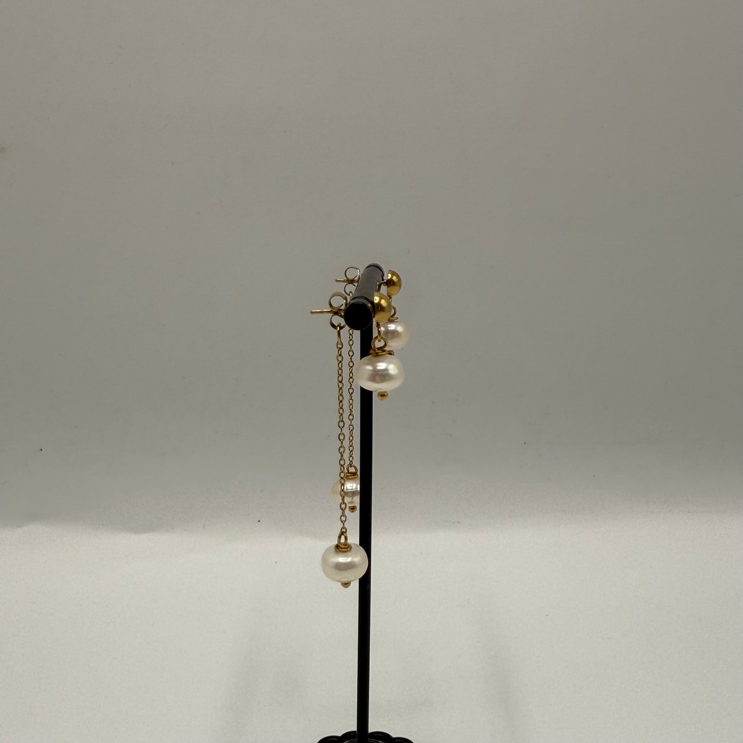 Boucle d’oreille pendante duo