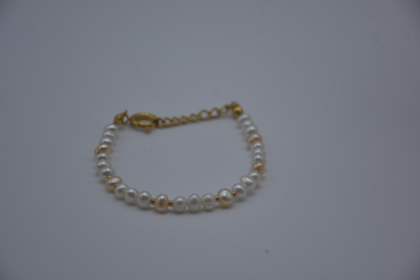 Collier de perle complet rose et blanc