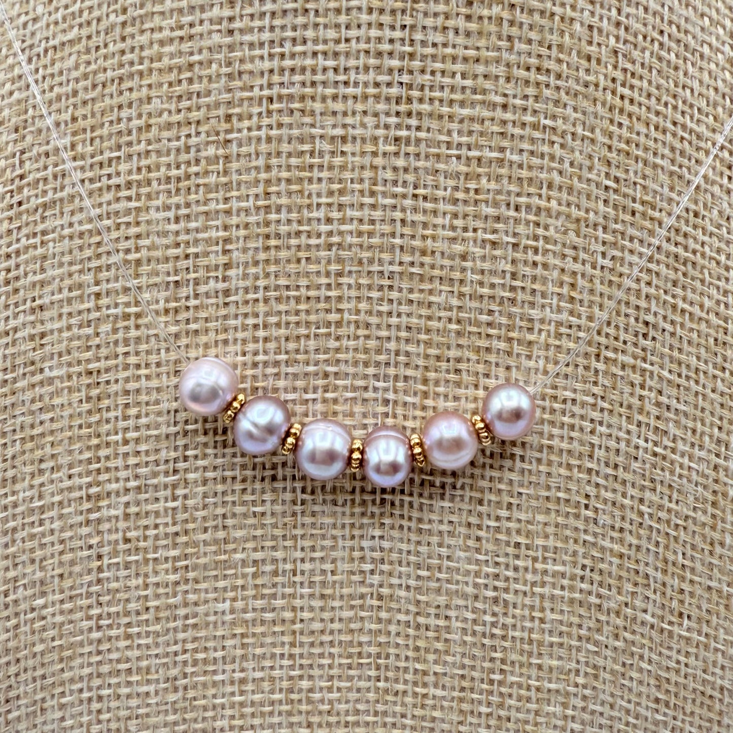 Collier perle Lila sur câble