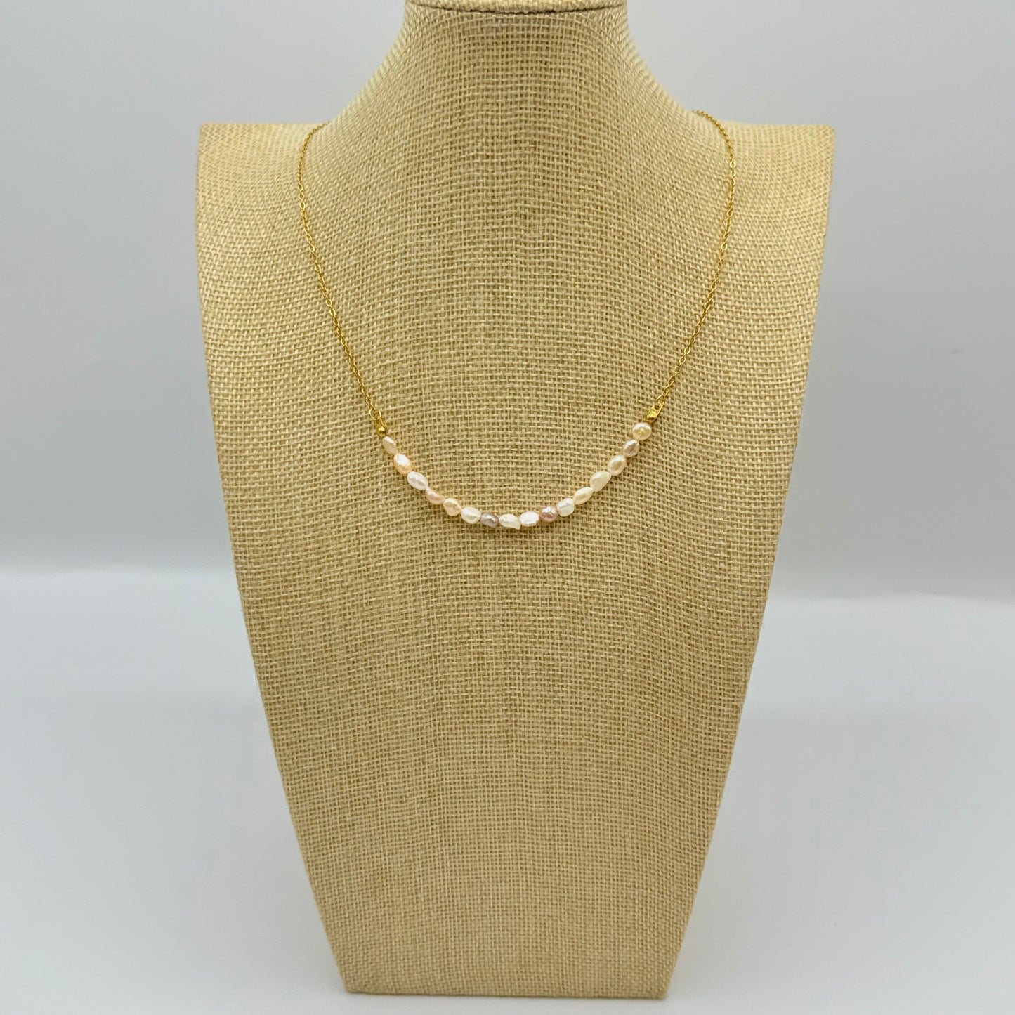 Collier perle multicolore