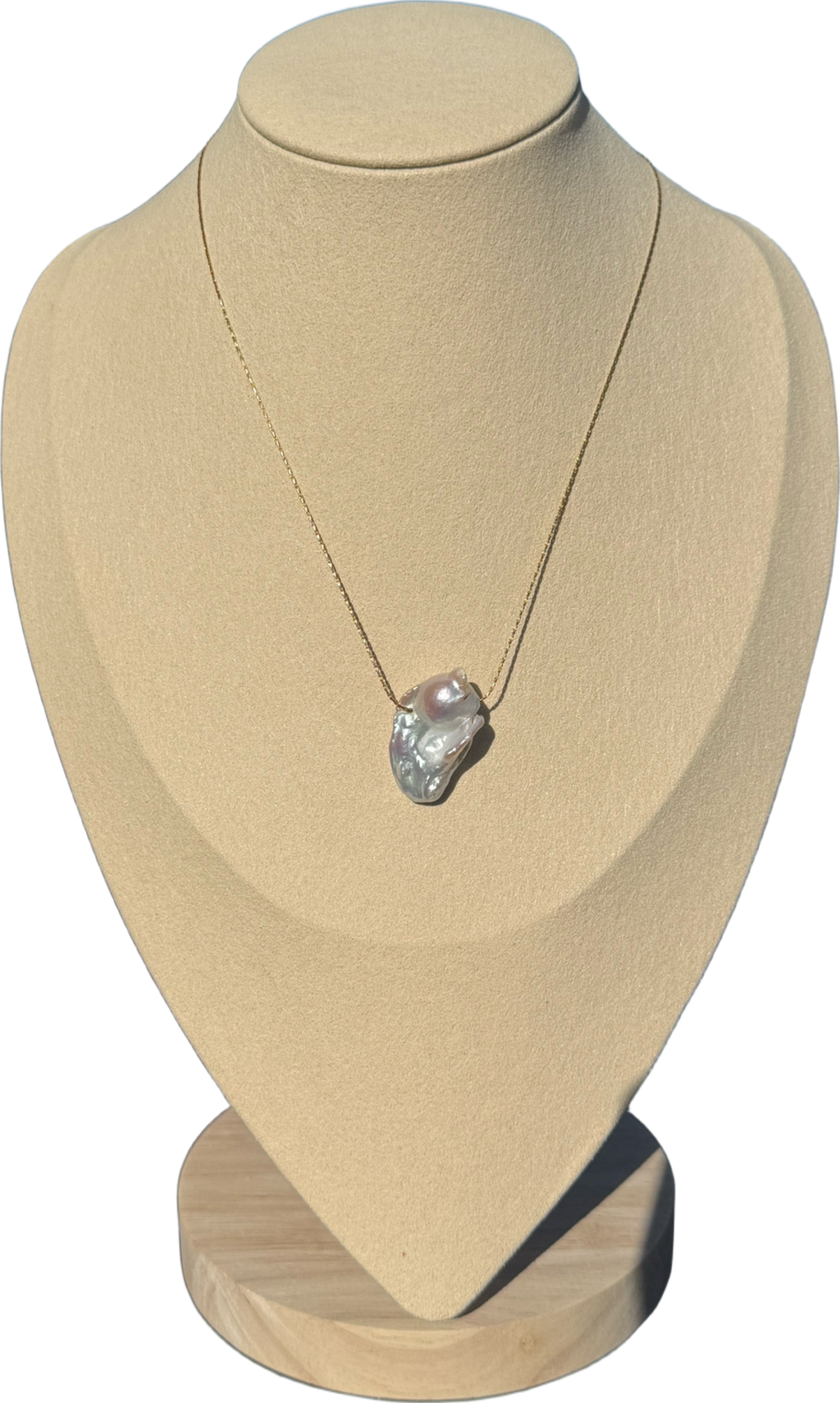 Collier classique perle baroque