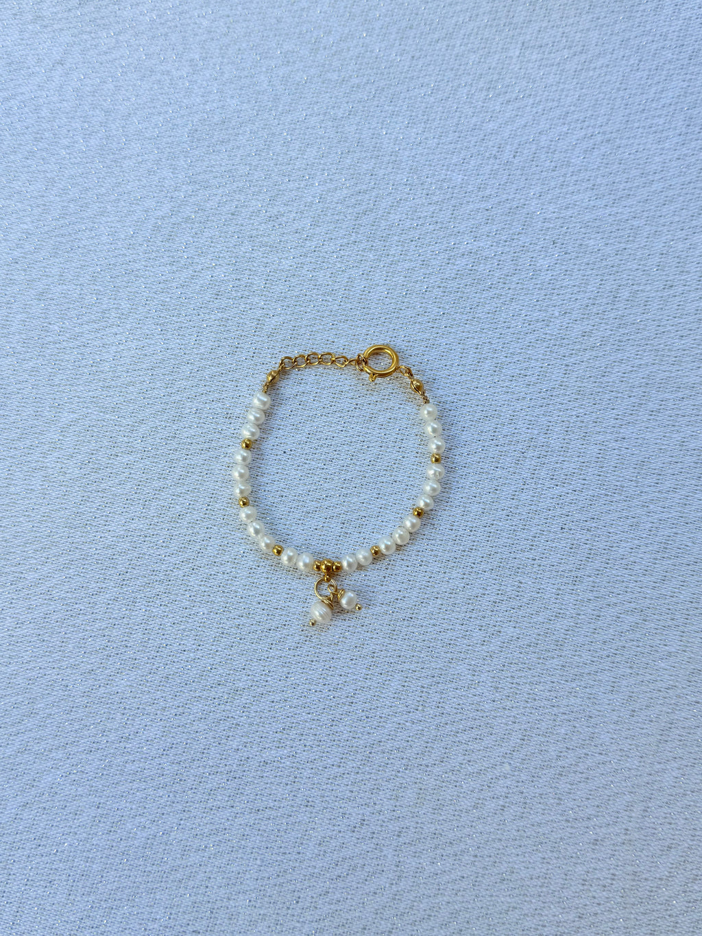 Bracelet complet perle blanche