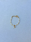 Bracelet complet perle blanche