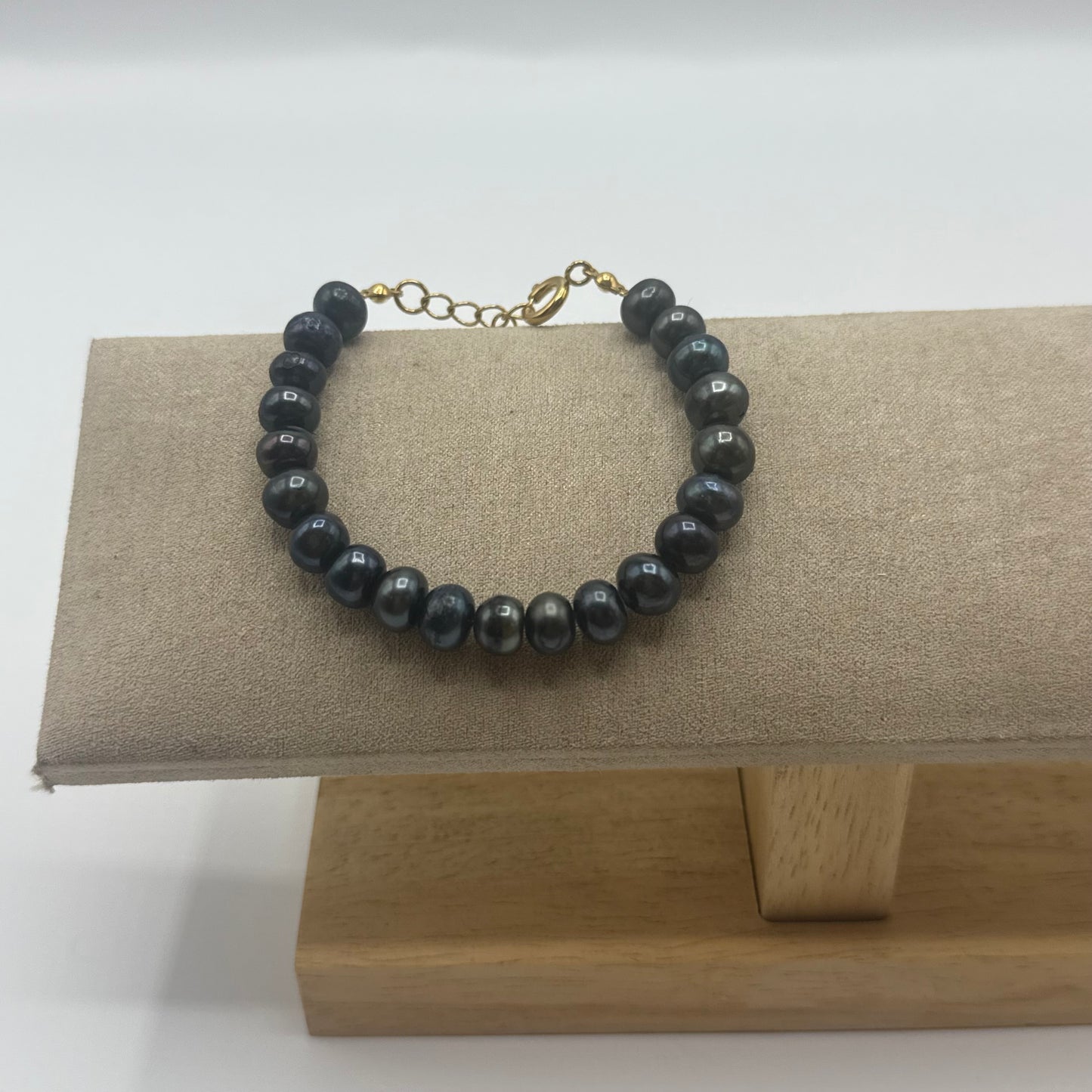 Bracelet perle complet noir