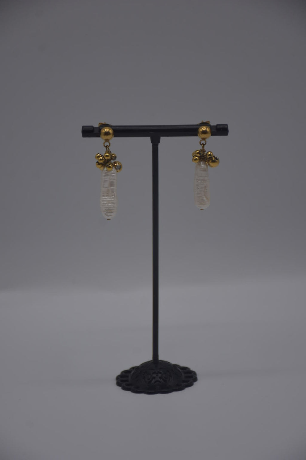 Boucle d’oreille en éclat baroque