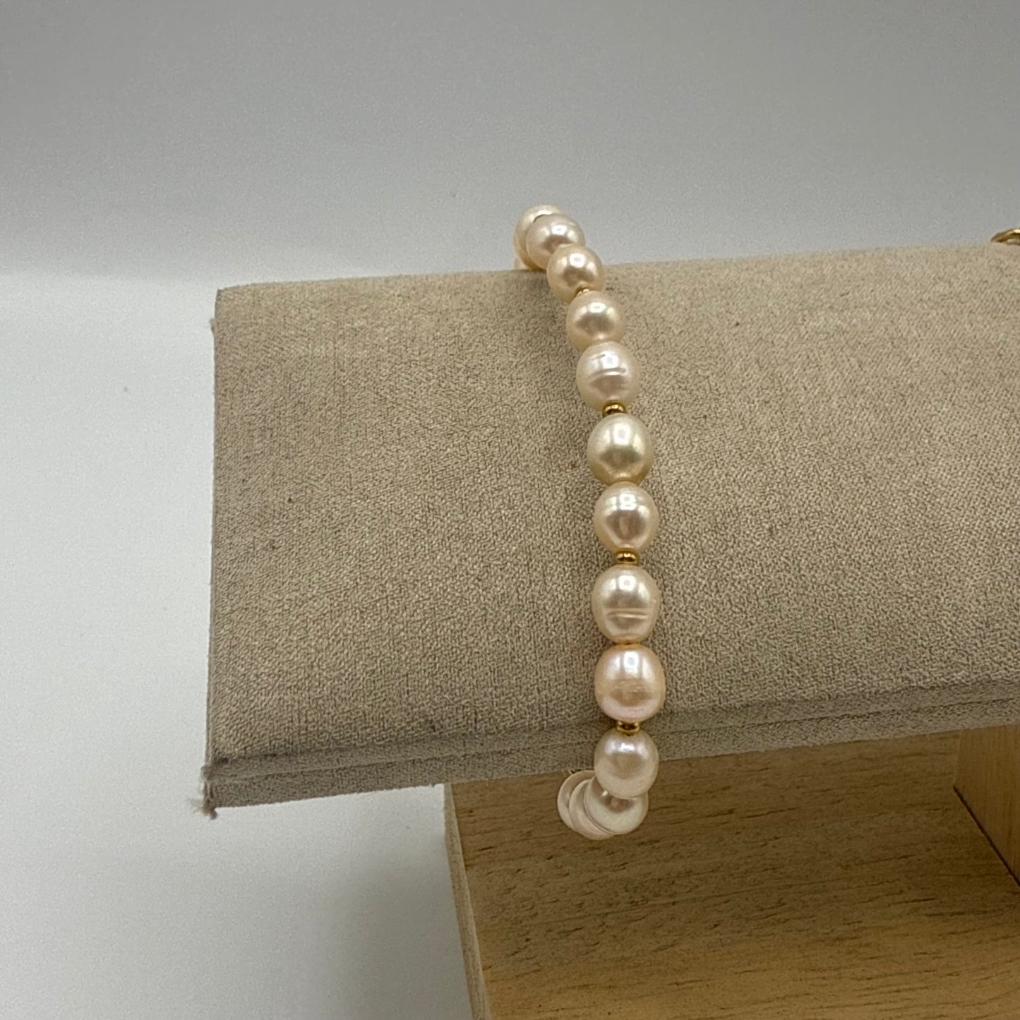 Bracelet perle complet rose