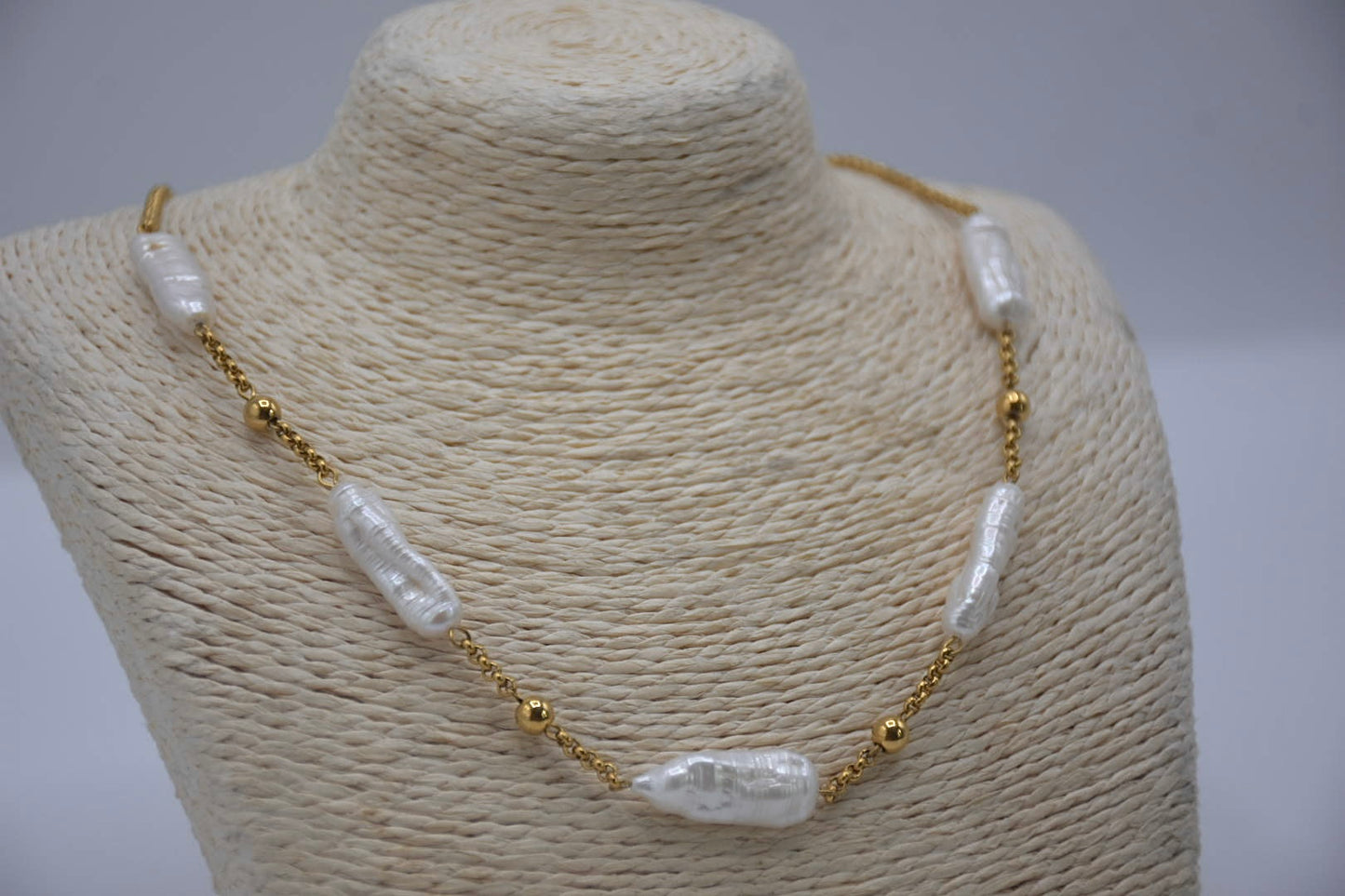 Collier perle baroque