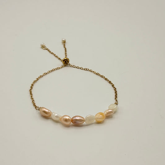 Bracelet coulissant tricolore