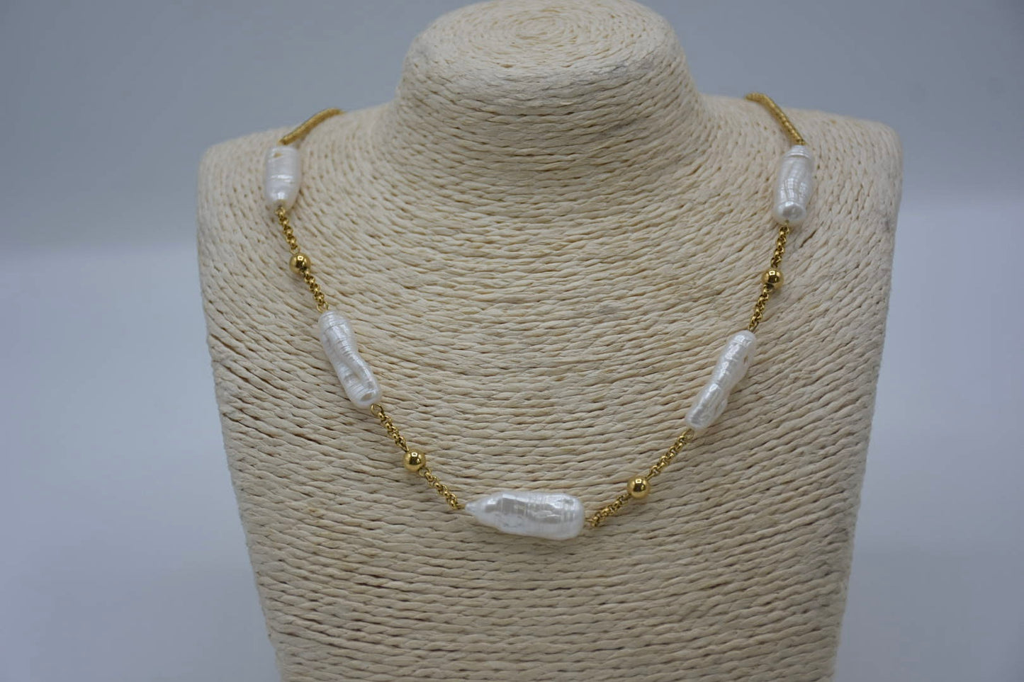 Collier perle baroque