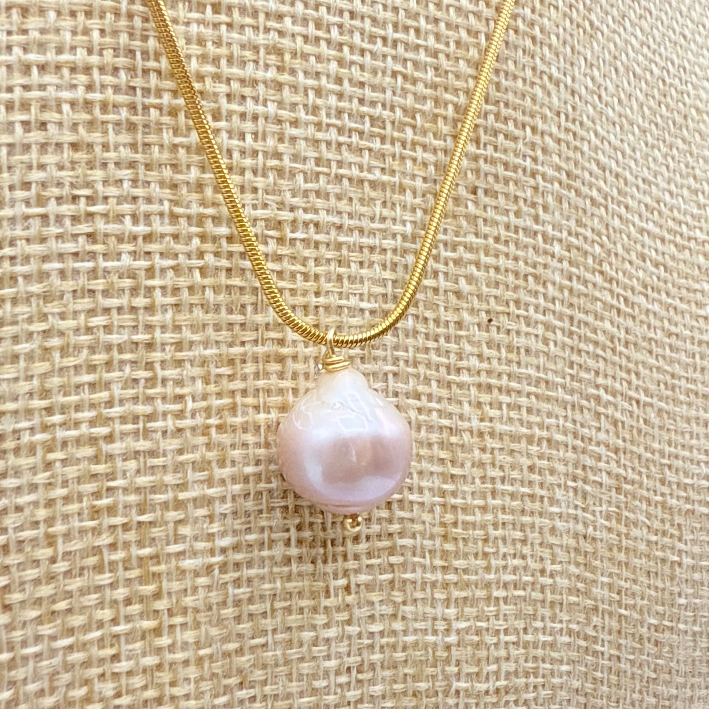 Collier perle baroque