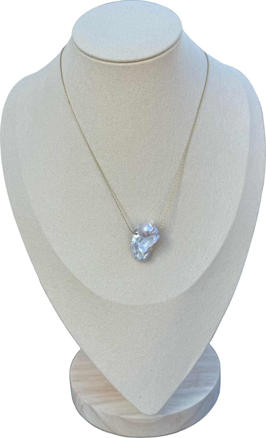 Collier classique perle baroque