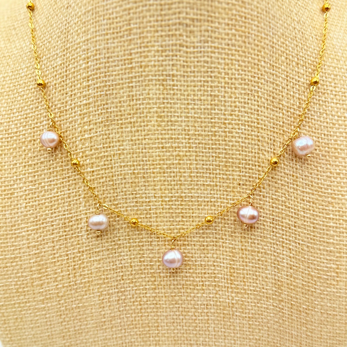 Collier « Valentina » violette