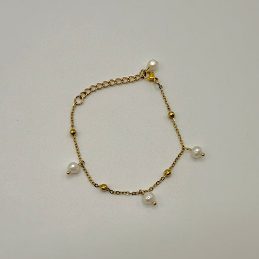 Bracelet perles pendantes
