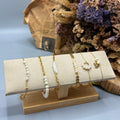 Bracelets de perle banche