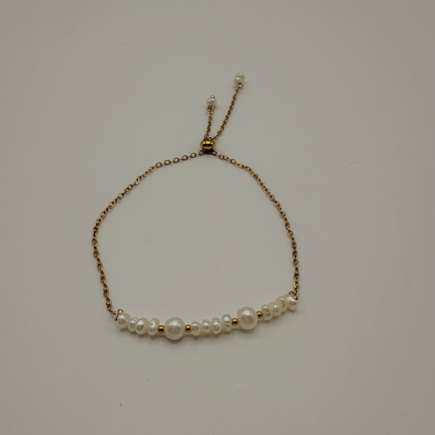 Bracelet coulissant blanc