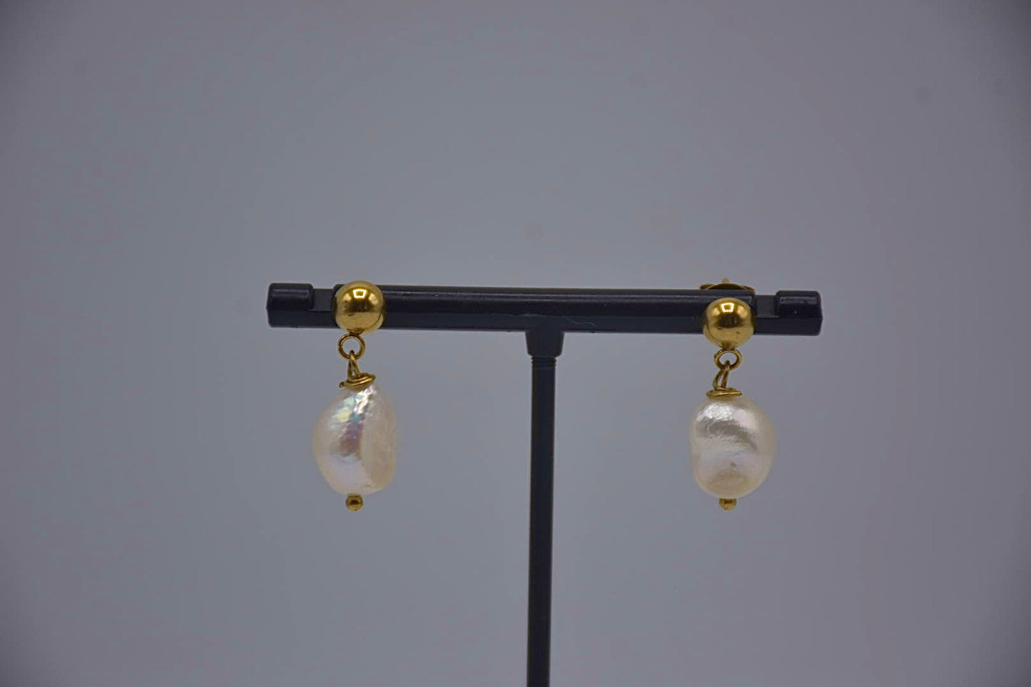 Boucle d’oreille perle baroque