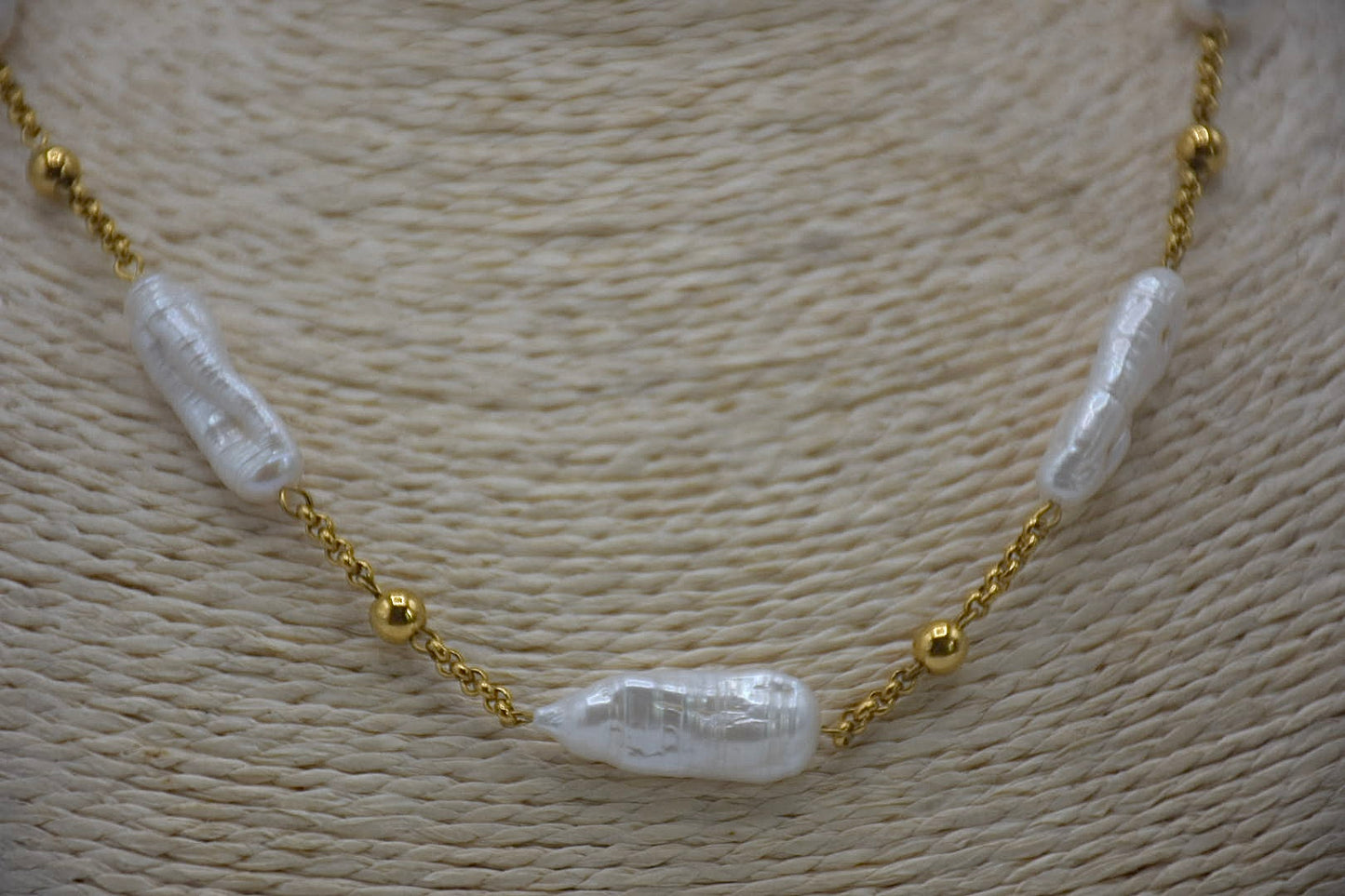 Collier perle baroque