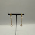 Boucle d’oreille pendante duo