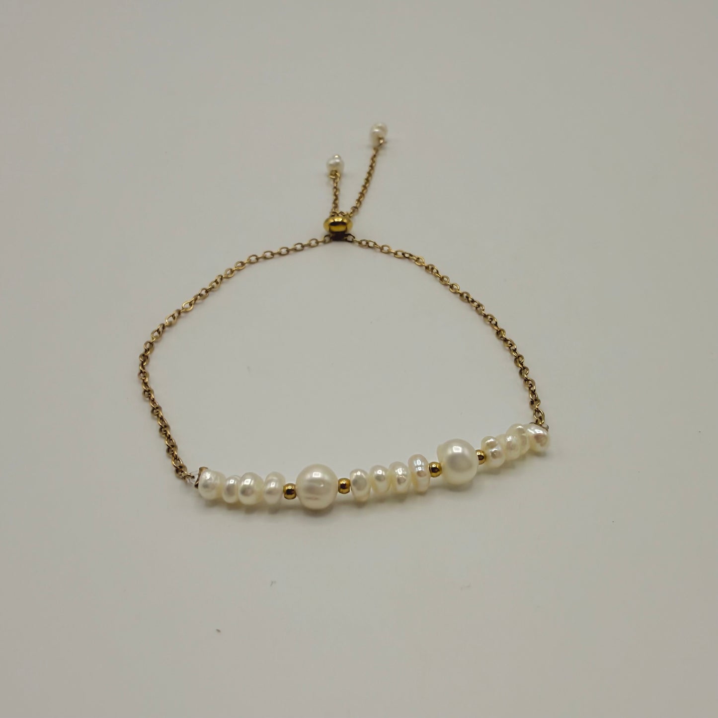 Bracelet coulissant blanc