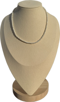 Collier perle blanc