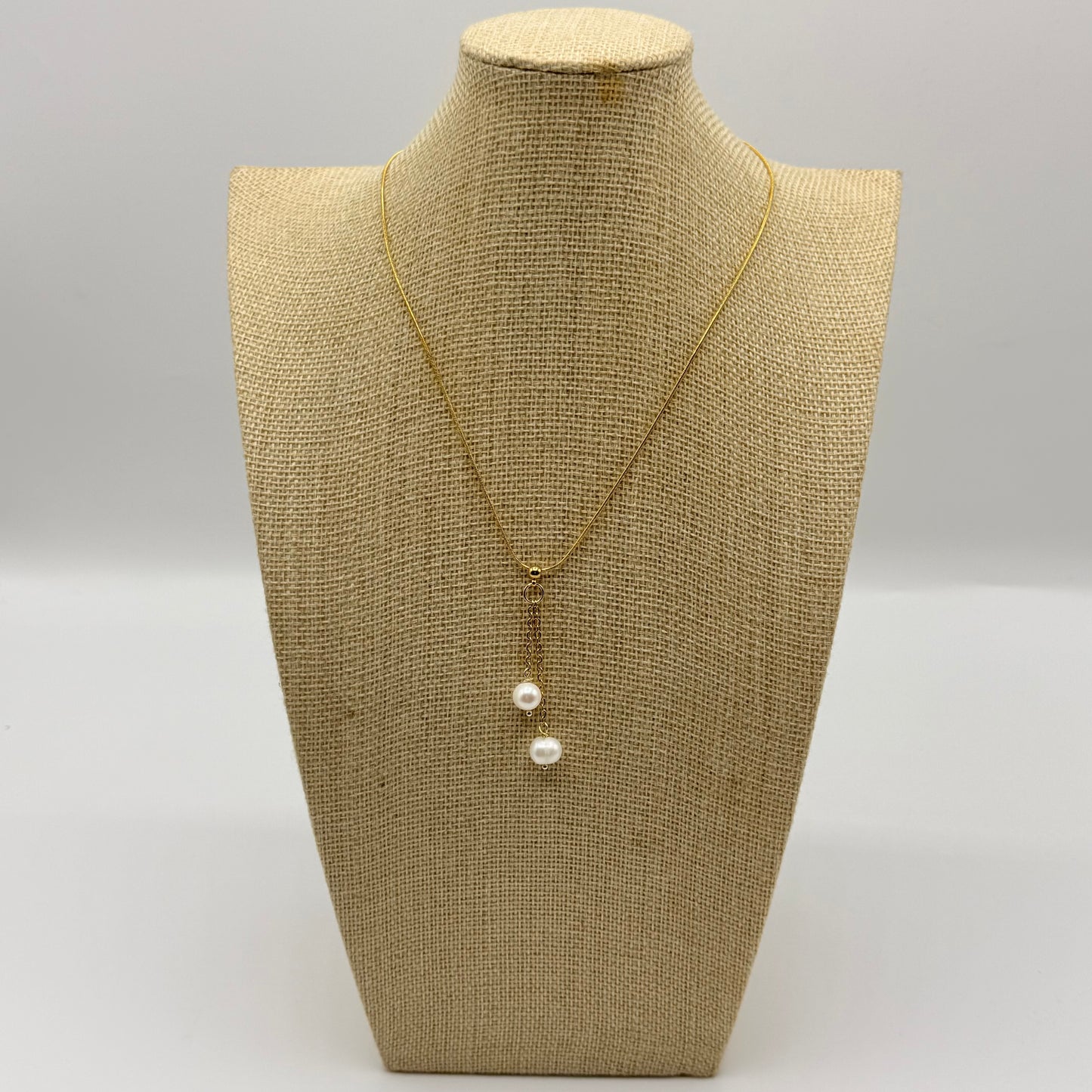 Collier double pendentif