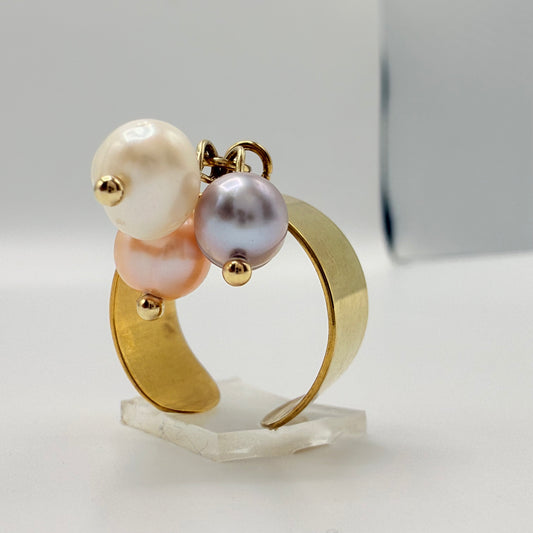 Bague large 3 branches